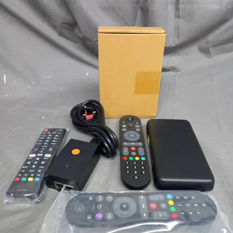 APPROX 20 ASSORTED HOUSE ITEMS TO INCLUDE REMOTES AND CABLES