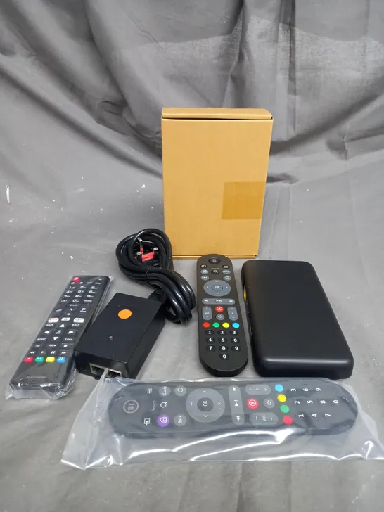 APPROX 20 ASSORTED HOUSE ITEMS TO INCLUDE REMOTES AND CABLES