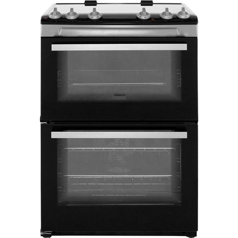 ZANUSSI 60CM DOUBLE OVEN ELECTRIC COOKER WITH INDUCTION HOB