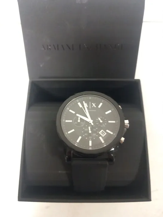 BOXED ARMANI EXCHANGE MENS WRIST WATCH