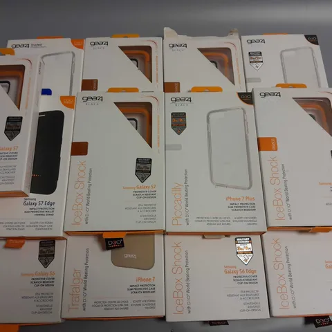 LOT OF 13 ASSORTED BOXED GEAR 4 PHONE CASES