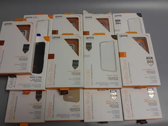 LOT OF 13 ASSORTED BOXED GEAR 4 PHONE CASES