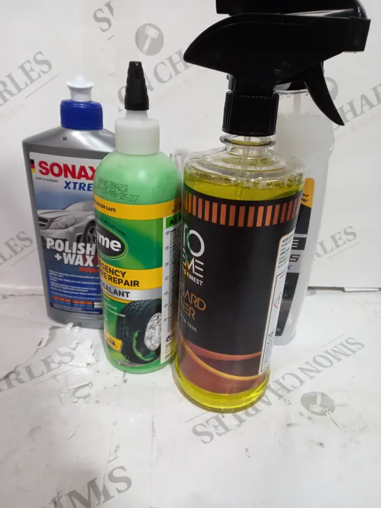 SET OF 4 CAR CLEANING PRODUCTS TO INCLUDE - SONAX XTREME - AUTO EXTREME / COLLECTION ONLY 