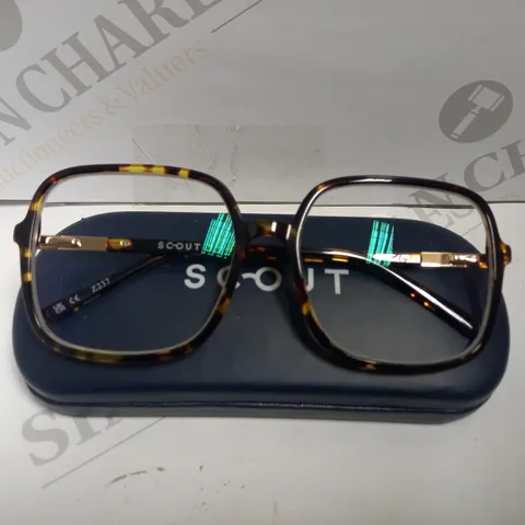 SCOUT CALINA TORTOISESHELL ROUND PRESCRIPTION GLASSES