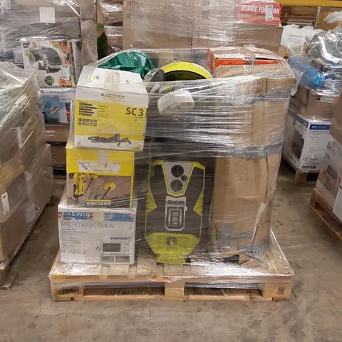 PALLET OF APPROXIMATELY 10 ASSORTED UNPROCESSED RAW RETURNS PRESSURE WASHERS TO INCLUDE;