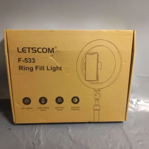 BOXED LETSCOM F-533 RING FILL LIGHT