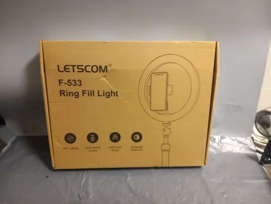 BOXED LETSCOM F-533 RING FILL LIGHT