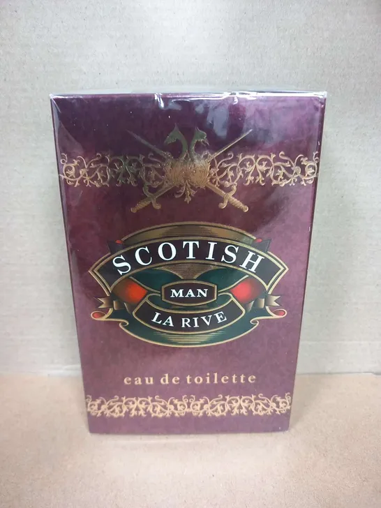 BOXED AND SEALED SCOTISH MAN LA RIVE EAU DE TOILETTE 90ML