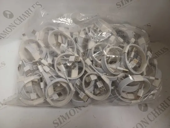 BAG OF APPROX 30 USB-C PHONE CHARGERS