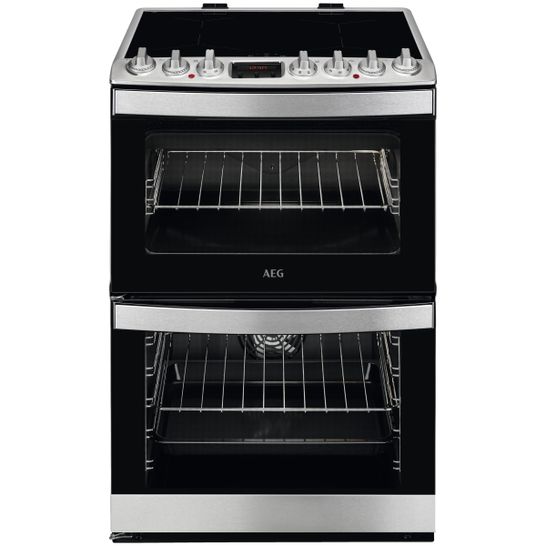 AEG CIB6731ACM 60CM DOUBLE MULTIFUNCTION OVEN ELECTRIC COOKER WITH INDUCTION HOB  RRP £792