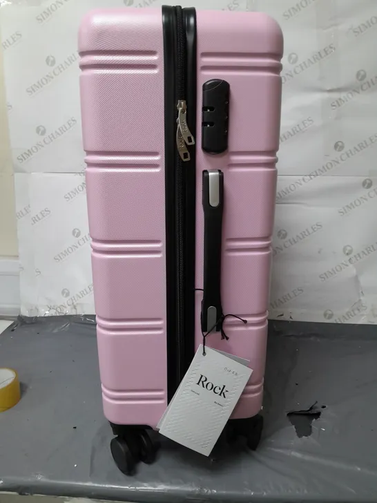 LARGE ROCK WHEELED SUITCASE PINK