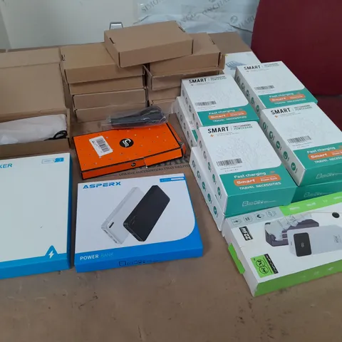 BOX OF 23 ASSORTED POWER BANKS