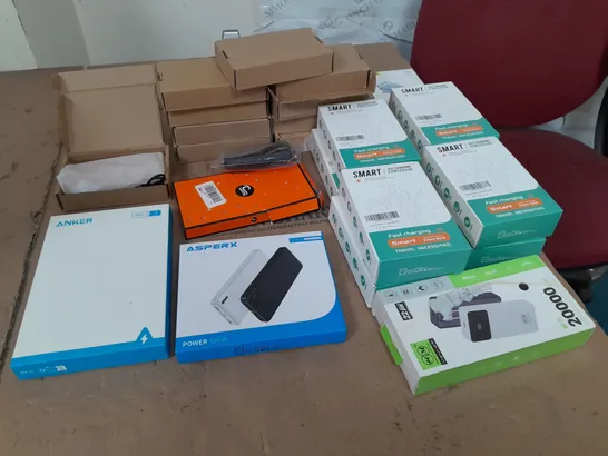 BOX OF 23 ASSORTED POWER BANKS