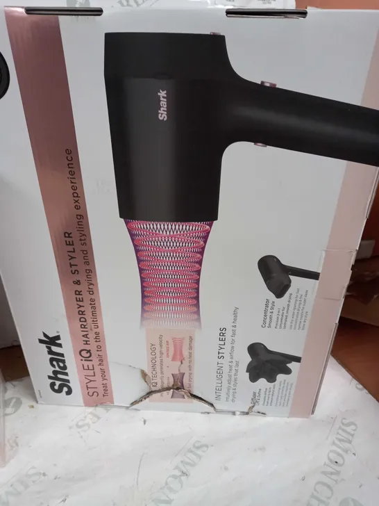 SHARK STYLE IQ IONIC HAIR DRYER & STYLER HD110UKQ