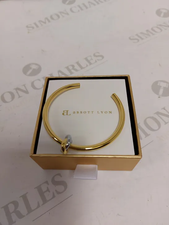 ABBOTT LYONS GOLD/SILVER KNOT BANGLE 