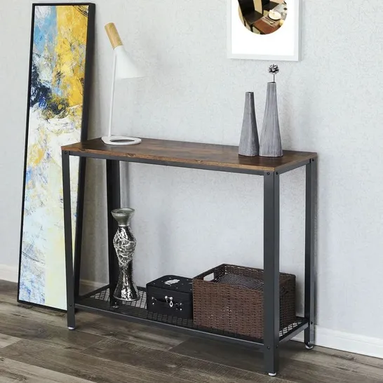 BOXED VASAGLE CONSOLE TABLE - BLACK