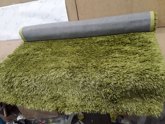 COOPER HANDMADE TUFTED OLIVE RUG 140×200CM