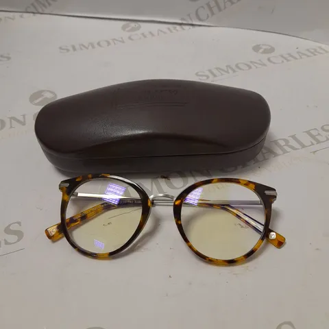 LONDON RETRO BOW SHINY HAVANA/SILVER GLASSES 