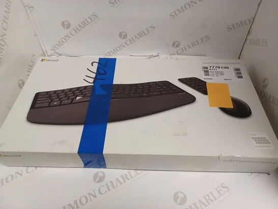 MICROSOFT SCULPT ERGONOMIC DESKTOP - KEYBOARD AND MOUSE