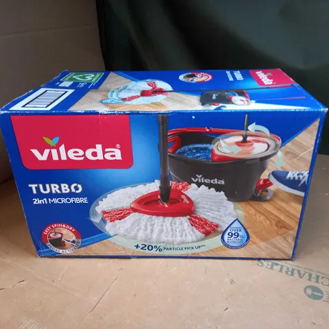 VILEDA TURBO 2 IN 1 MICROFIBRE MOP AND BUCKET 