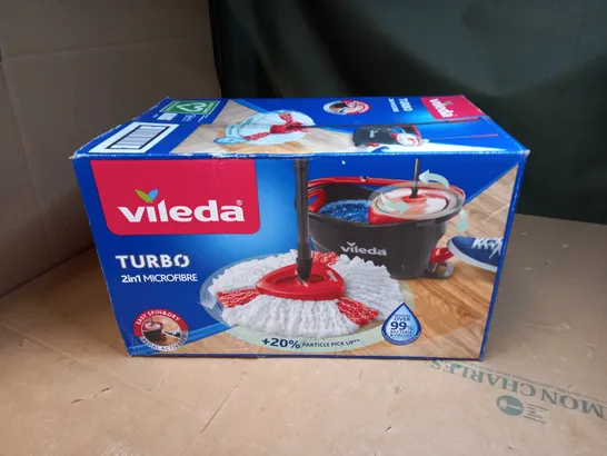 VILEDA TURBO 2 IN 1 MICROFIBRE MOP AND BUCKET 