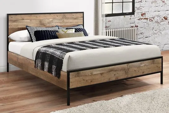 WRAPPED MASAITIS URBAN BED FRAME IN WOOD FINISH - 3 PACKS