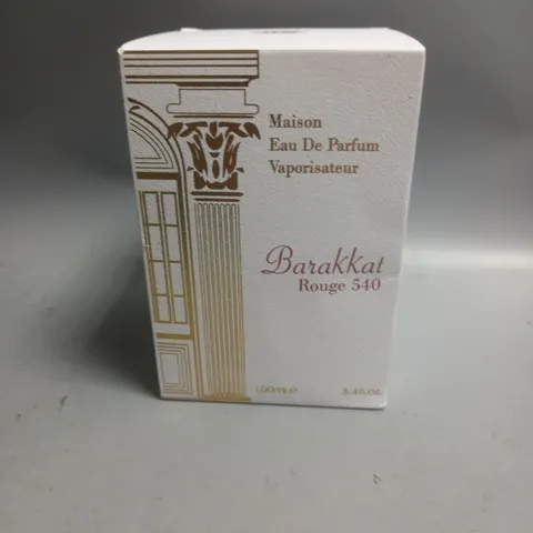 BOXED MAISON BARAKKAT ROUGE 540 PERFUME EAU DE PARFUM 100ML