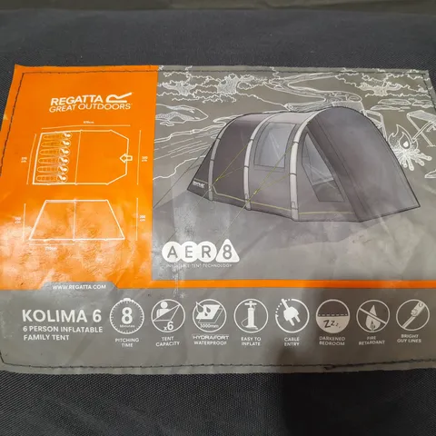 REGATTA KOLIMA 6 INFLATABLE FAMILY TENT