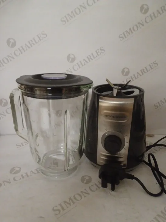 MORPHY RICHARDS TOTAL CONTROL GLASS TABLE BLENDER