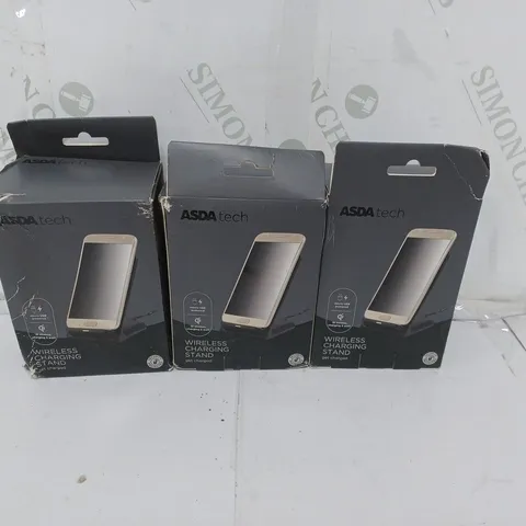 LOT OF 3 WIRELESS CHARGING STANDS