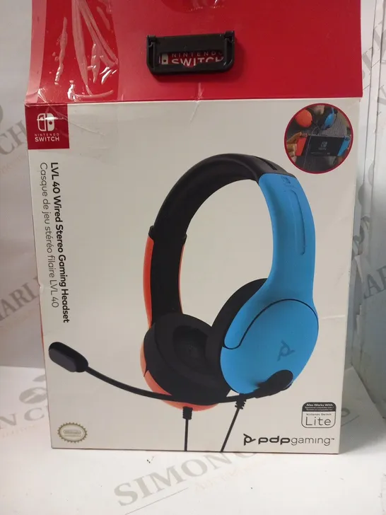 PDP OFFICIALLY LICENSED LVL40 NINTENDO SWITCH HEADSET