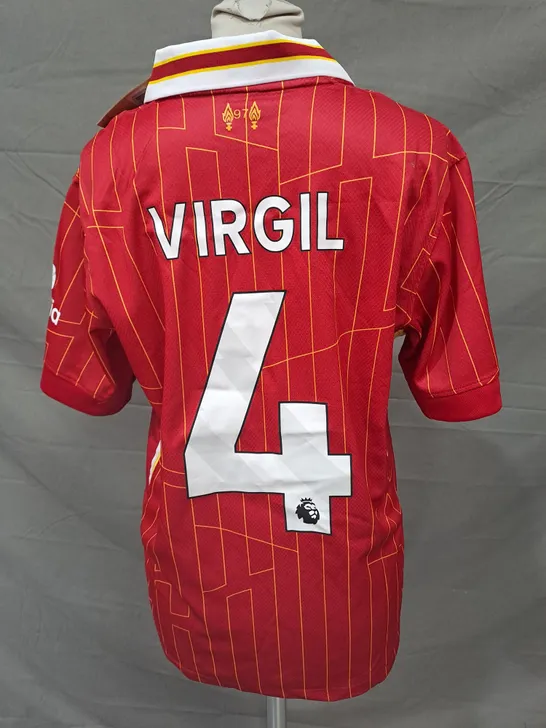 NIKE DRI-FIT LIVERPOOL FOOTBALL CLUB VIRGIL JERSEY SIZE SMALL