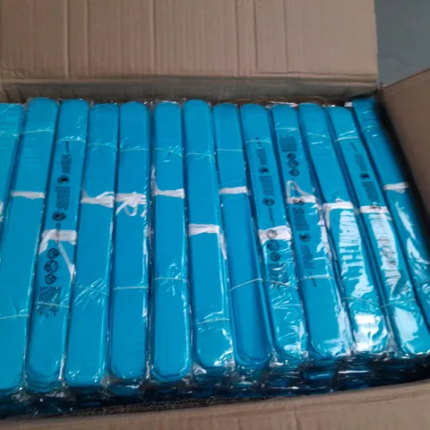 LARGE QUANTITY OF BLUE 15" TISSUE PAPER DECORATIONS