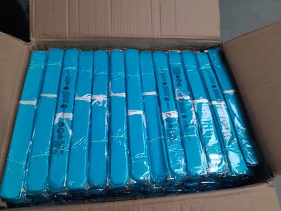 LARGE QUANTITY OF BLUE 15" TISSUE PAPER DECORATIONS