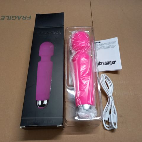 BOXED MASSAGER IN ROSE RED