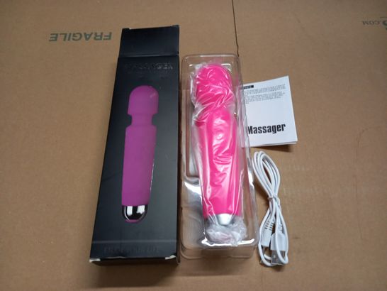 BOXED MASSAGER IN ROSE RED
