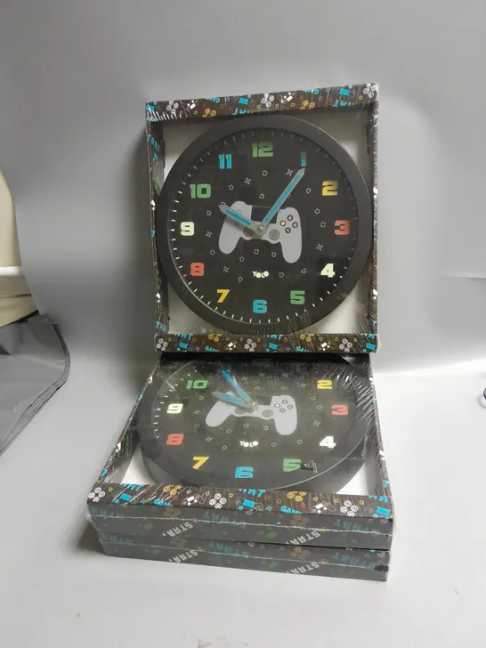 YOLO GAMING WALL CLOCK