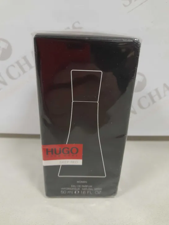 BOXED AND SEALED HUGO HUGO BOSS DEEP RED WOMAN EAU DE PARFUM 50ML