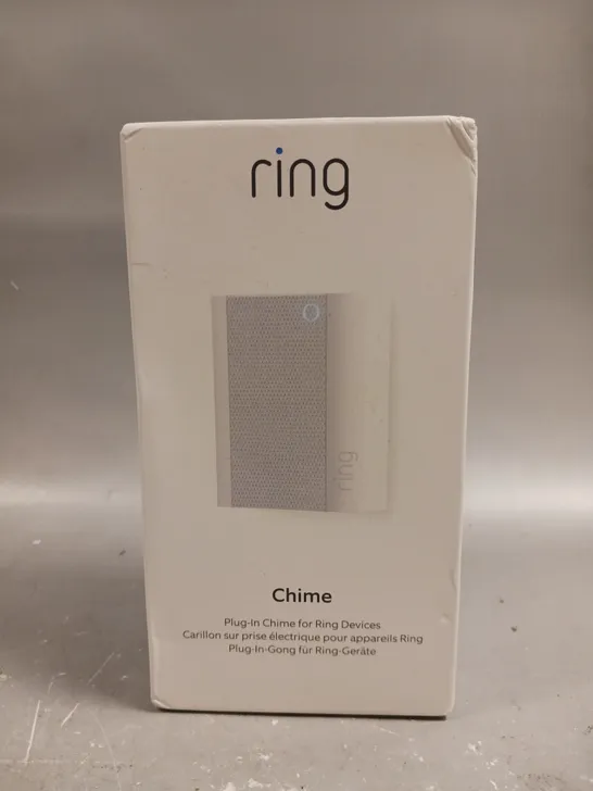 BOXED SEALED RING PLUG IN CHIME FOR RING DEVICES 