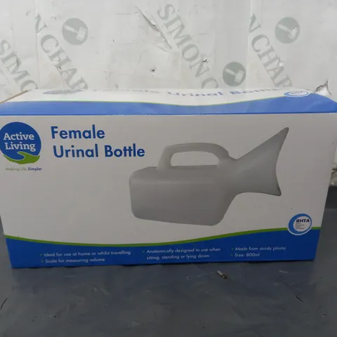 BOX OF APPROXIMATELY 27 FEMALE URINAL BOTTLE 