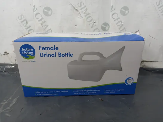 BOX OF APPROXIMATELY 27 FEMALE URINAL BOTTLE 