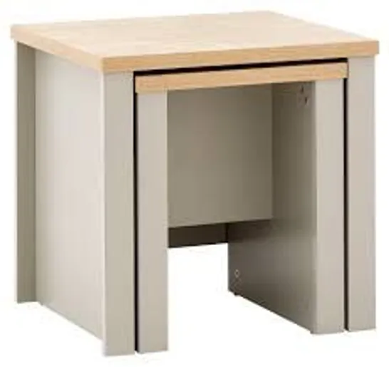 DESIGNER BOXED LANCASTER NESTING TABLES IN GREY