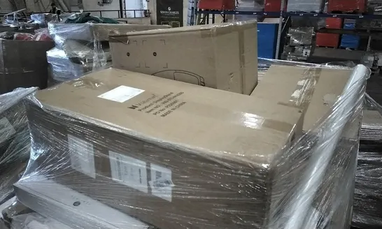 PALLET OF ASSORTED ITEMS INCLUDING ROTISSERIE KIT, GETFIT PREMIUM AIR BED, ACEKOOL AIR FRYER, PIZZA STONE WITH PIZZA CUTTER