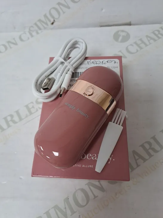 BOXED SIMPLY BEAUTY HAIRPOD DUAL HAIR REMOVER IN PINK