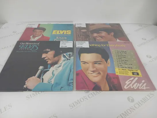 ELVIS PRESLEY VINYL RECORD COLLECTION. APPROXIMATELY 42 VINYL LPS AND BOX SETS.  AN IMPRESSIVE COLLECTION.