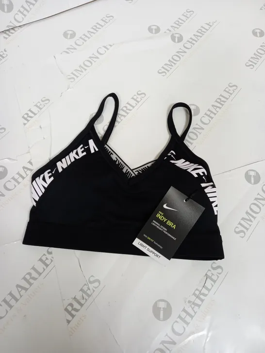 NIKE INDY SPORTS BRA - BLACK - XS