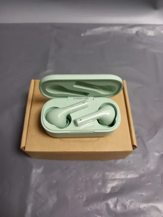 BOXED AUKEY TRUE WIRELESS EAR BUDS MINT GREEN