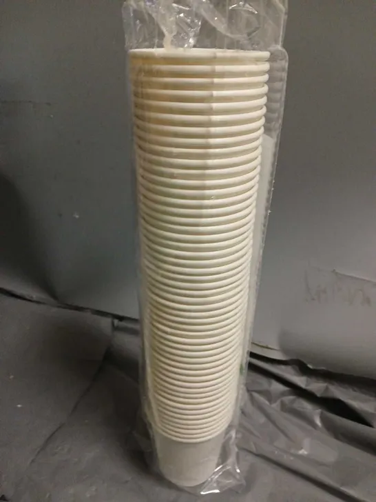 APPROXIMATELY 600 HOT FRESH WHITE SINGLE WALL 7OZ PAPER CUPS