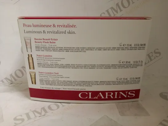 CLARINS RADIANCE & NUTRITION SKINCARE SET 