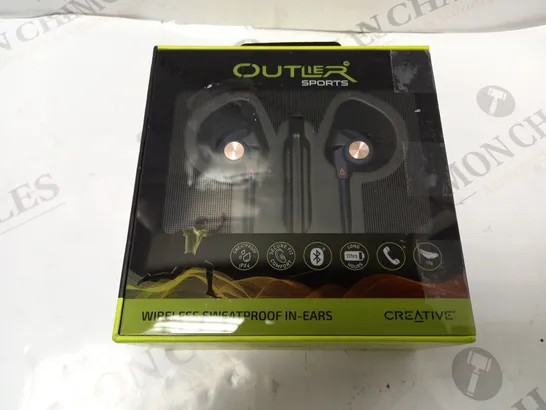 BOXED CREATIVE OUTLIER SPORTS WIRELESS SWEATPROOF IN-EARS EARBUDS